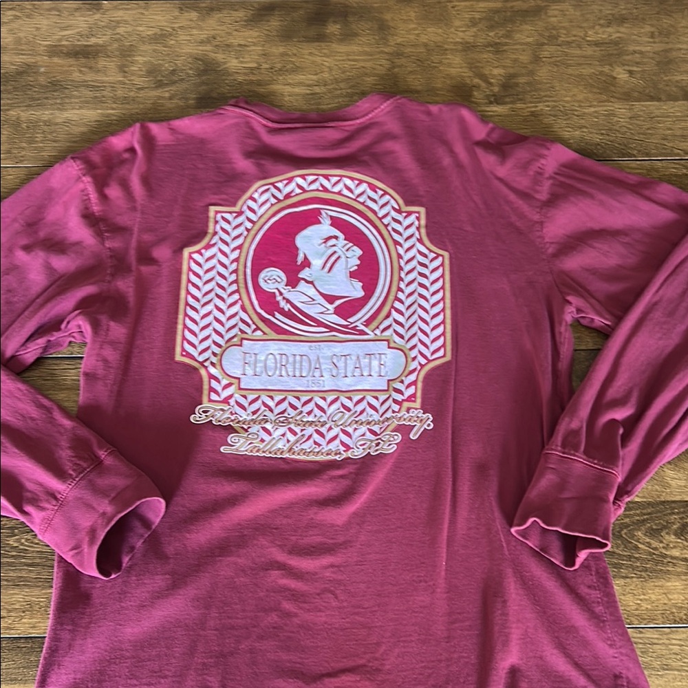 Florida State Long Sleeve Shirt in Maroon
